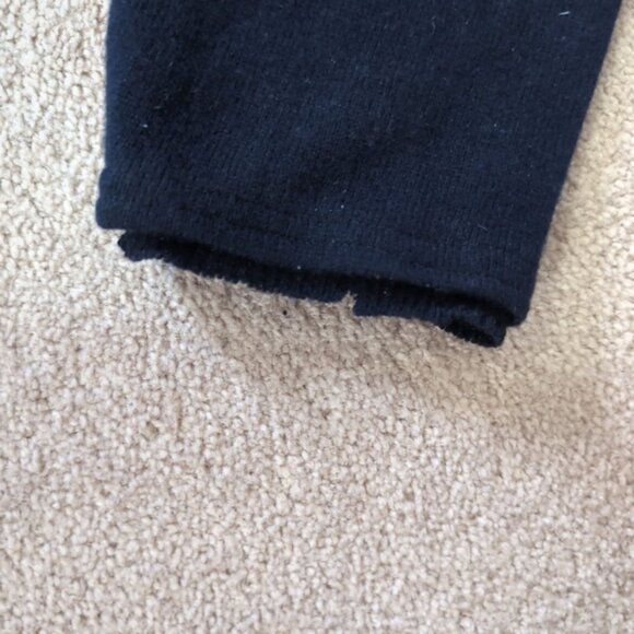 Lands End Pure Cashmere Button Up V-Neck Longline Classic Preppy Cardigan XL - Picture 7 of 9